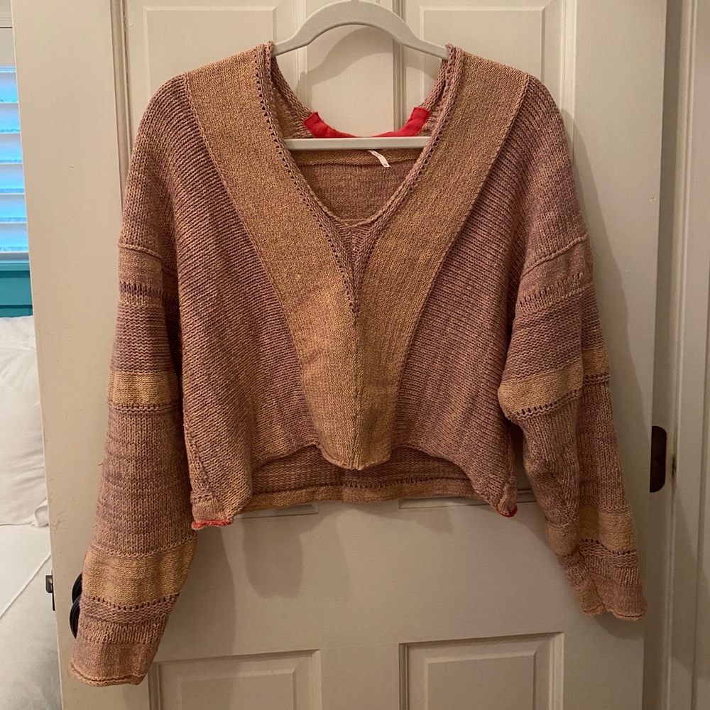Free People Cropped Sweater